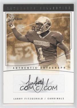 2004 Flair - Autograph Collection - Silver #AC-LF - Larry Fitzgerald /100