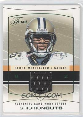 2004 Flair - Gridiron Cuts - Green #GC-DM - Deuce McAllister