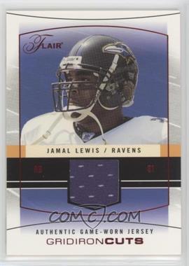 2004 Flair - Gridiron Cuts - Red #GC-JL - Jamal Lewis /150