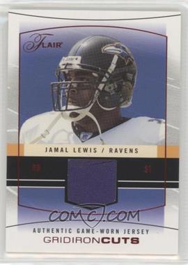 2004 Flair - Gridiron Cuts - Red #GC-JL - Jamal Lewis /150