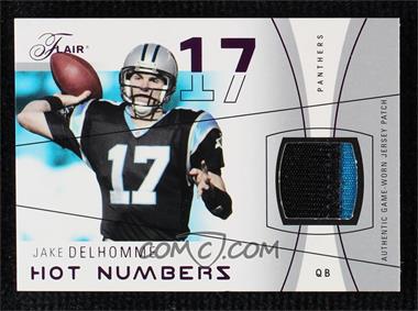 2004 Flair - Hot Numbers - Purple Patch #HN-JD - Jake Delhomme /1