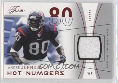 2004 Flair - Hot Numbers - Red Materials #HN-AJ - Andre Johnson /150