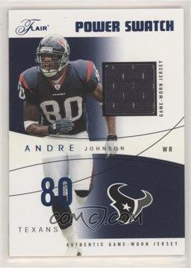 2004 Flair - Power Swatch - Blue #PS-AJ - Andre Johnson /200