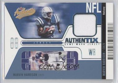 2004 Fleer Authentix - Authentix Jersey - Balcony Blue #JA-MH - Marvin Harrison /150