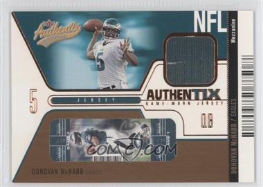 2004 Fleer Authentix - Authentix Jersey - Mezzanine Bronze #JA-DM - Donovan McNabb /75