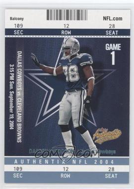 2004 Fleer Authentix - [Base] - Balcony Blue #148 - Darren Woodson /75