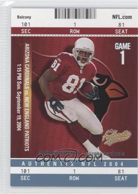 2004 Fleer Authentix - [Base] - Balcony Blue #18 - Anquan Boldin /75