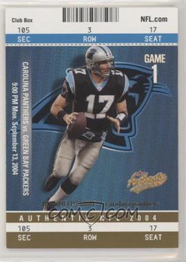 2004 Fleer Authentix - [Base] - Club Box Gold #12 - Jake Delhomme /25