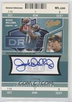 Reggie Williams (Autographed by Jack Del Rio) [Good to VG‑EX] #…