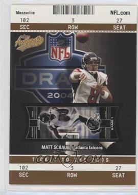 2004 Fleer Authentix - [Base] - Mezzanine Bronze #105 - Matt Schaub /50