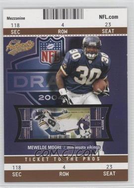 2004 Fleer Authentix - [Base] - Mezzanine Bronze #126 - Mewelde Moore /50