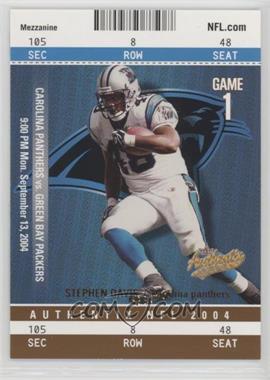 2004 Fleer Authentix - [Base] - Mezzanine Bronze #52 - Stephen Davis /50