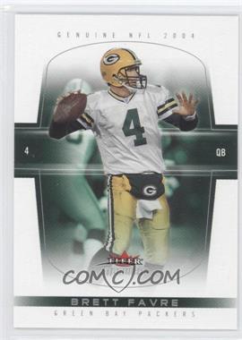 2004 Fleer Genuine - [Base] #28 - Brett Favre