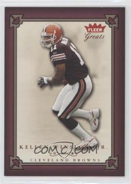 2004 Fleer Greats - [Base] - Green/Red #85 - Kellen Winslow Jr. /99