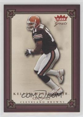 2004 Fleer Greats - [Base] - Green/Red #85 - Kellen Winslow Jr. /99