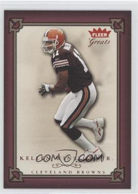 2004 Fleer Greats - [Base] - Green/Red #85 - Kellen Winslow Jr. /99