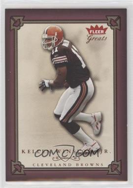 2004 Fleer Greats - [Base] - Green/Red #85 - Kellen Winslow Jr. /99