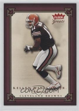 2004 Fleer Greats - [Base] - Green/Red #85 - Kellen Winslow Jr. /99