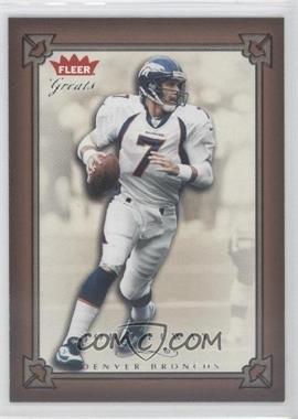 2004 Fleer Greats - [Base] #20 - John Elway