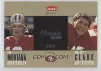 Joe Montana, Dwight Clark #/1,986