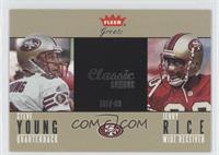 Steve Young, Jerry Rice #/1,995