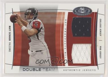 2004 Fleer Hot Prospects - Double Team - Jersey #DT/MS - Matt Schaub /100 [Noted]