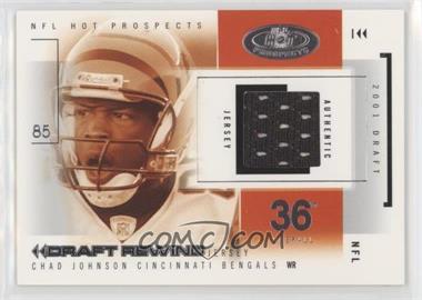 2004 Fleer Hot Prospects - Draft Rewind - Jerseys #DR/CJ - Chad Johnson /136