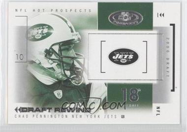 2004 Fleer Hot Prospects - Draft Rewind #13 DR - Chad Pennington