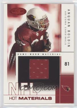 2004 Fleer Hot Prospects - Hot Materials - Red Hot #HM/AB - Anquan Boldin /50