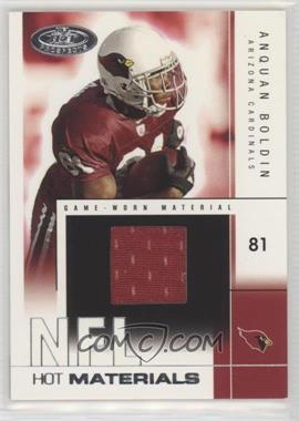 2004 Fleer Hot Prospects - Hot Materials - White Hot #HM/AB - Anquan Boldin /500