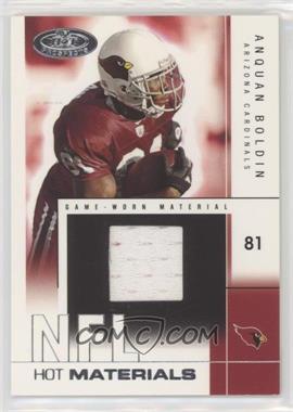 2004 Fleer Hot Prospects - Hot Materials - White Hot #HM/AB - Anquan Boldin /500