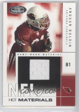 2004 Fleer Hot Prospects - Hot Materials - White Hot #HM/AB - Anquan Boldin /500