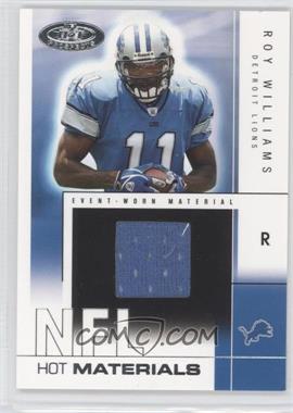 2004 Fleer Hot Prospects - Hot Materials - White Hot #HM/RW2 - Roy Williams /500