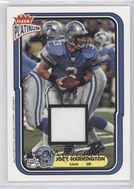 2004 Fleer Platinum - [Base] - Jerseys #1 - Joey Harrington /765