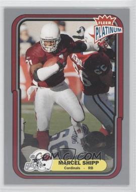 2004 Fleer Platinum - [Base] - Platinum Finish #87 - Marcel Shipp /100