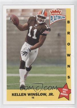 2004 Fleer Platinum - [Base] - Rookies Missing Serial Number #139 - Kellen Winslow Jr.