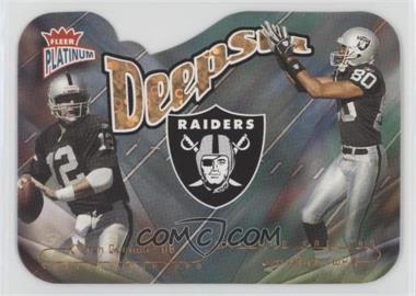 2004 Fleer Platinum - Deepsix #10 DS - Rich Gannon, Jerry Rice