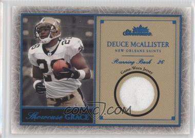 2004 Fleer Showcase - Grace - Blue Jersey #SG-DM - Deuce McAllister /300