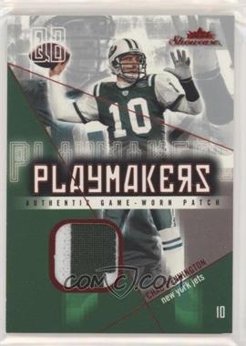 2004 Fleer Showcase - Playmakers - Red Patch #PM-CP - Chad Pennington /21