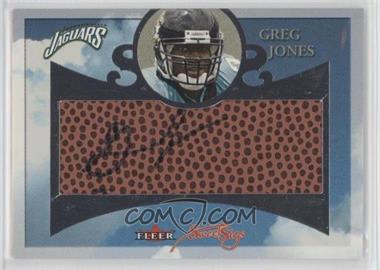 2004 Fleer Sweet Sigs - Autographs - Silver #SSA-GJ - Greg Jones /55