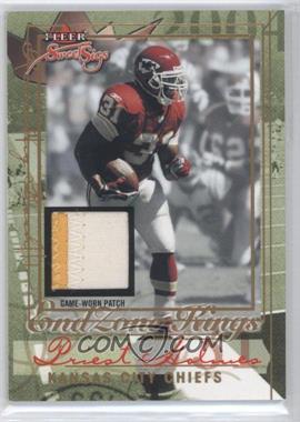 2004 Fleer Sweet Sigs - End Zone Kings - Gold Patches #EZK/PH - Priest Holmes /50