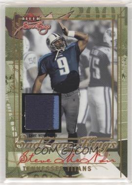 2004 Fleer Sweet Sigs - End Zone Kings - Gold Patches #EZK/SM - Steve McNair /50