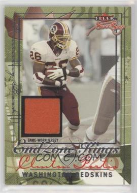 2004 Fleer Sweet Sigs - End Zone Kings - Silver Jerseys #EZK/CP.2 - Clinton Portis /215