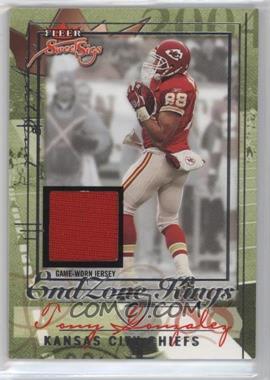 2004 Fleer Sweet Sigs - End Zone Kings - Silver Jerseys #EZK/TG - Tony Gonzalez /225