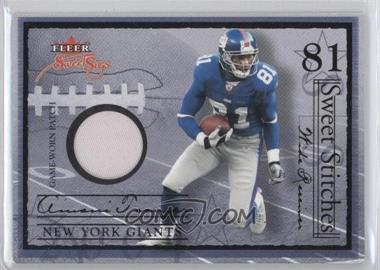2004 Fleer Sweet Sigs - Sweet Stitches - Black Patches #ST-AT - Amani Toomer /48