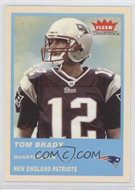 2004 Fleer Tradition - [Base] - Blue #51 - Tom Brady