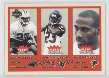 2004 Fleer Tradition - [Base] - Draft Day #355 - Dunta Robinson, Chris Gamble, DeAngelo Hall /375