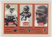 Dunta Robinson, Chris Gamble, DeAngelo Hall #/375