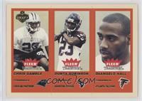 Dunta Robinson, Chris Gamble, DeAngelo Hall #/375