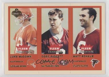 2004 Fleer Tradition - [Base] - Draft Day #358 - Luke McCown, Cody Pickett, Matt Schaub /375